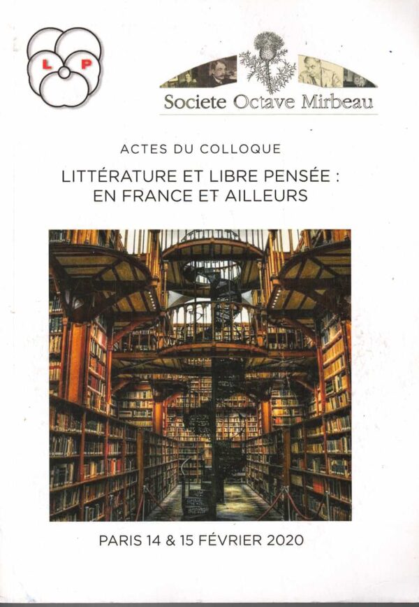 Littérature et libre pensée : en France et ailleurs