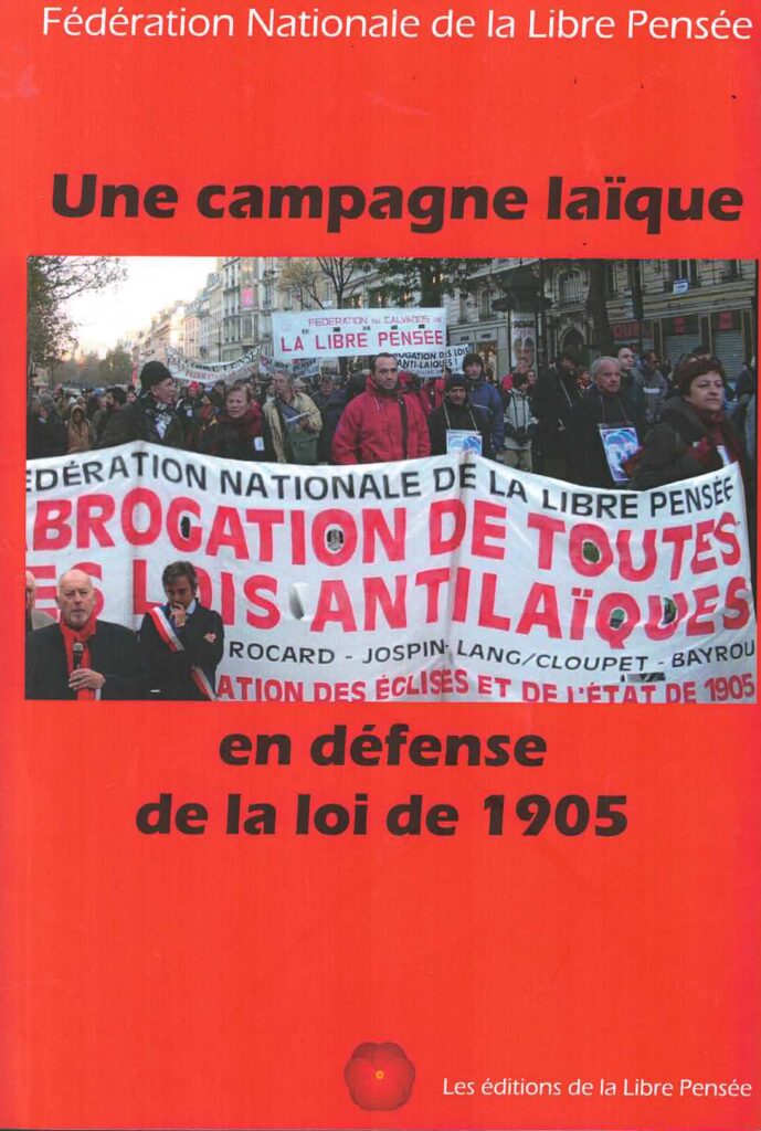 Une campagne laïque en défense de la loi de 1905