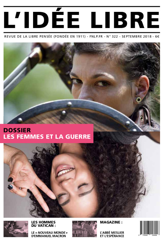Couverture de L’Idée Libre n°322 – Les femmes et la guerre