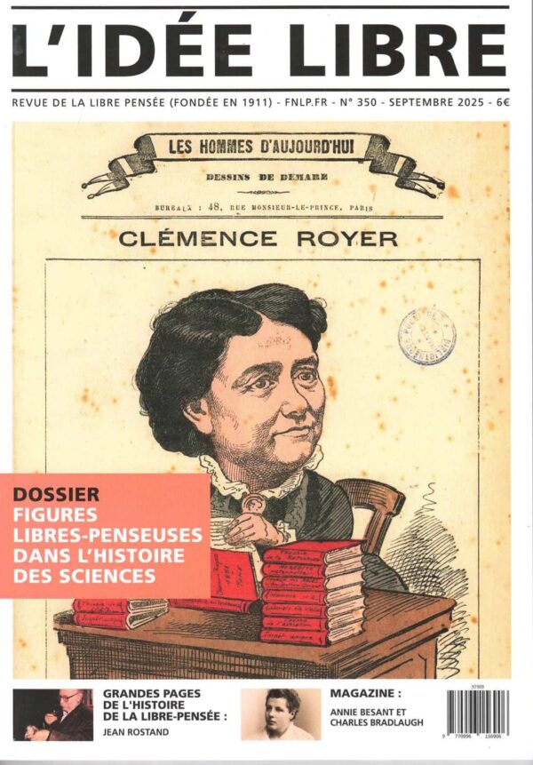 Couverture de la revue L'Idée Libre #350 (septembre 2025)