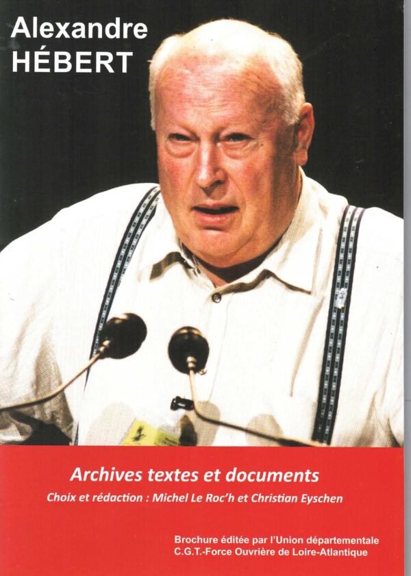 couverture d'alexandre Hébert