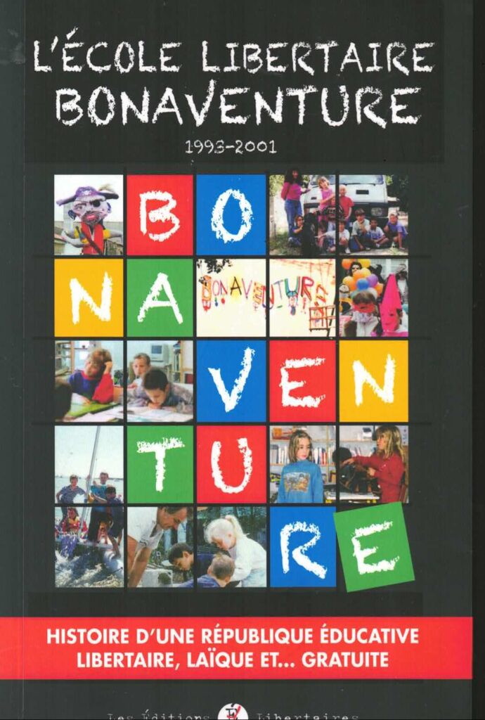 couverture de l'école libertaire Bonaventure