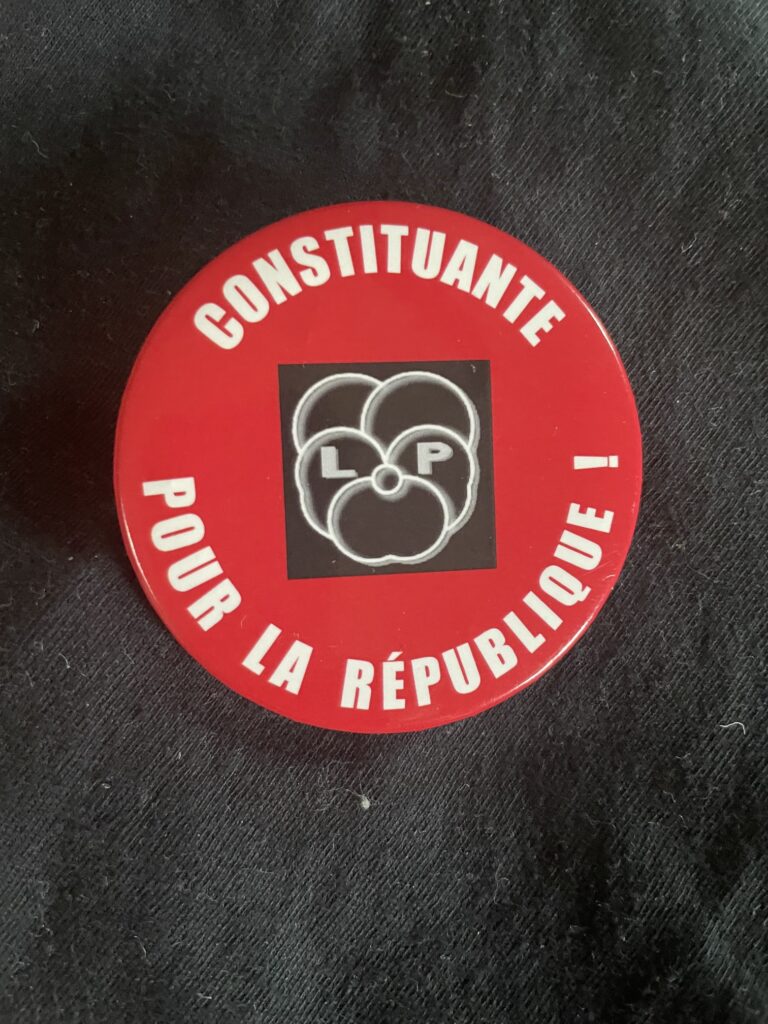 Pin's Constituante pour la République